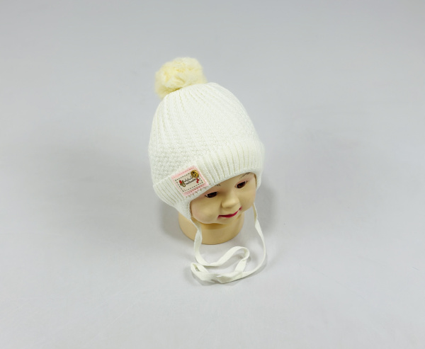 Шапка малютка арт.1040 (молочный)